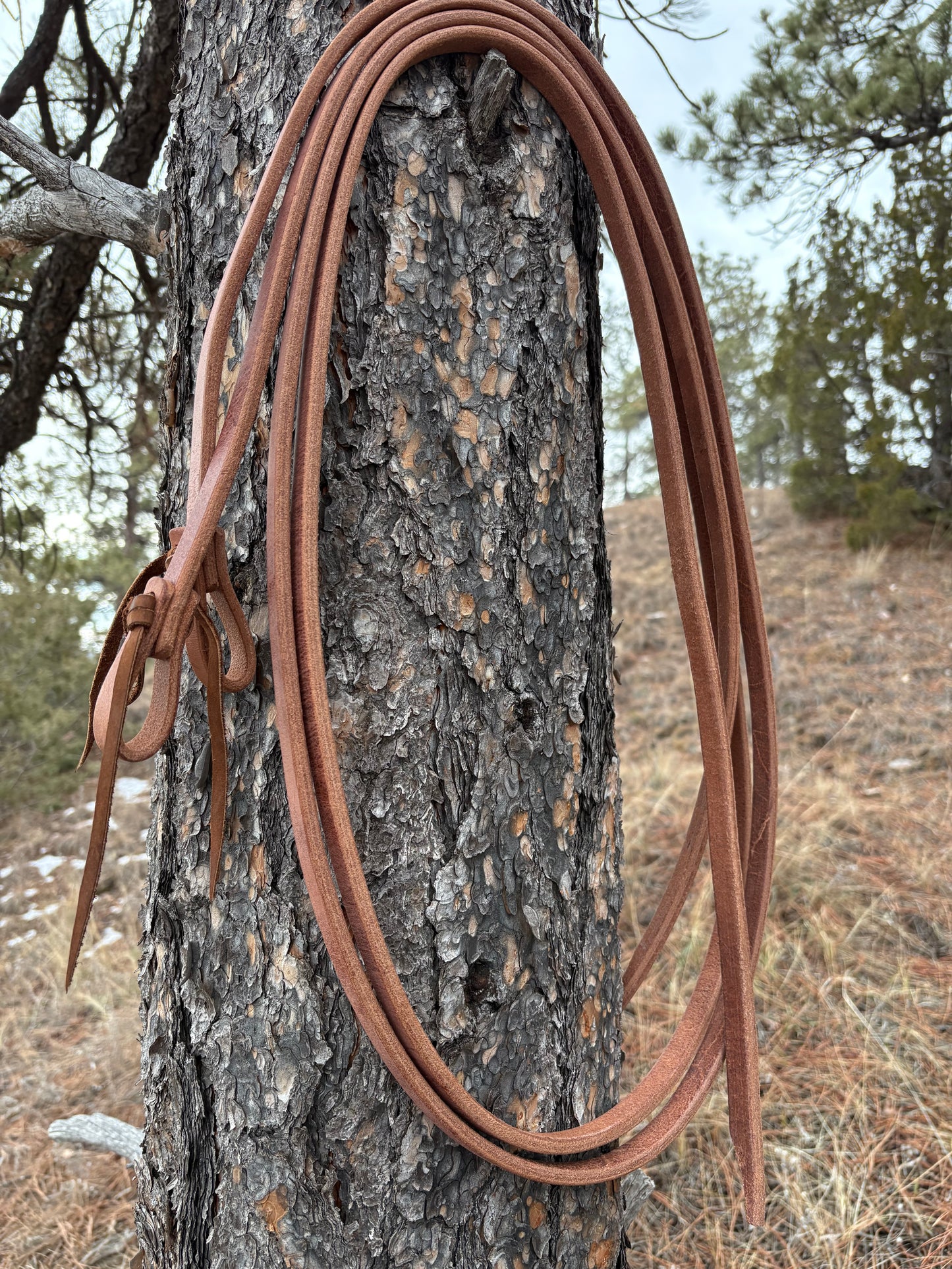 Harness Leather Weighted Split Reins