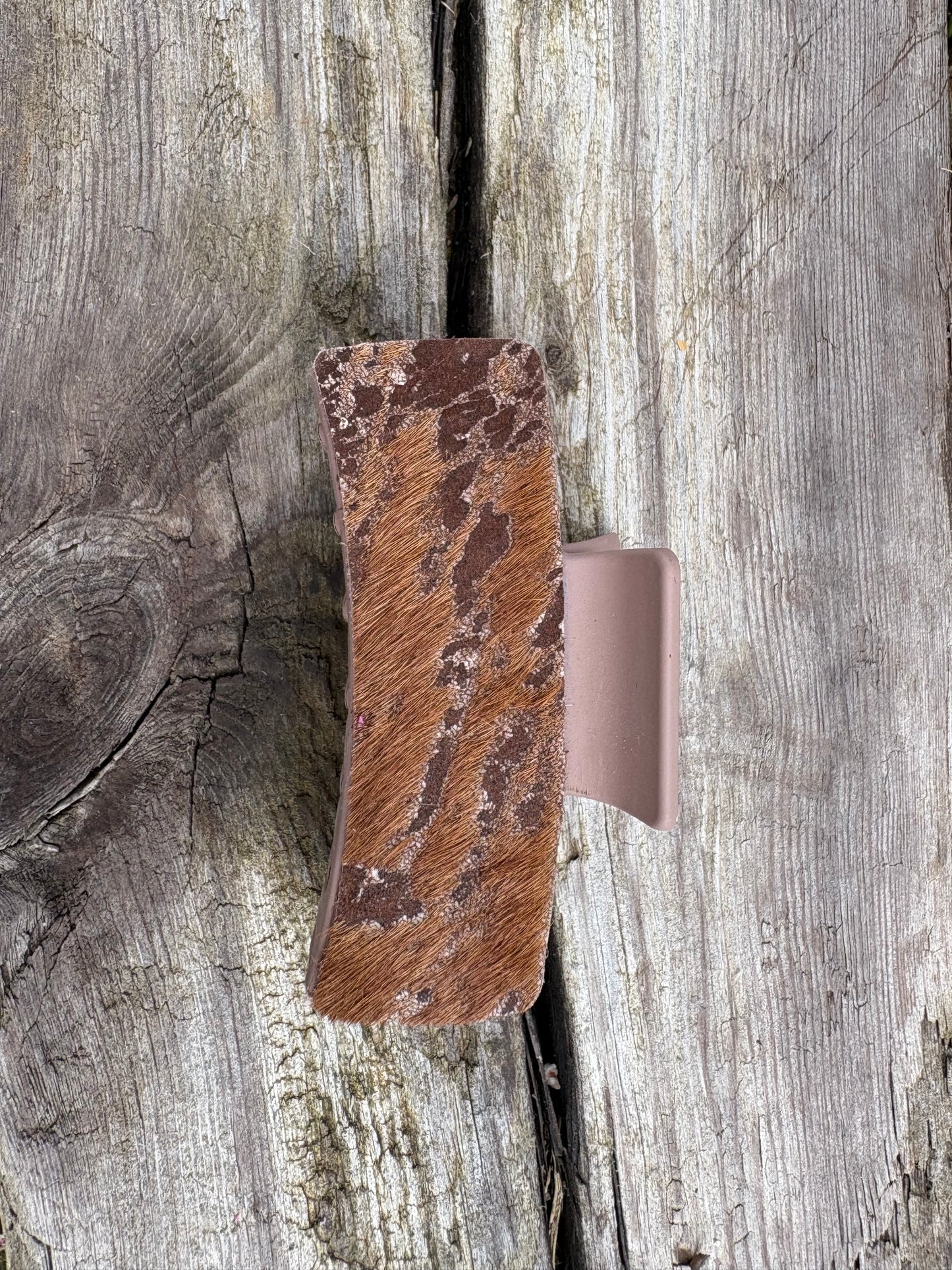 Brown Hair On Hide Hair Clip