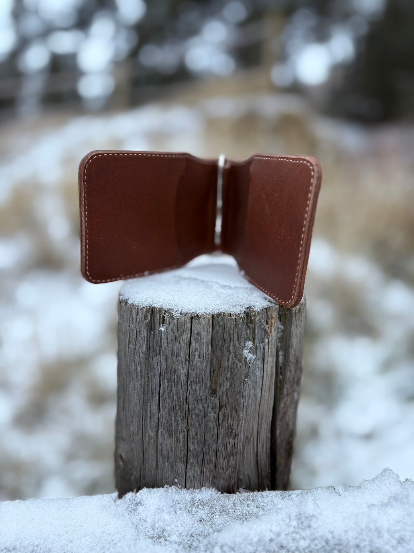 Tooled Money Clip Wallet