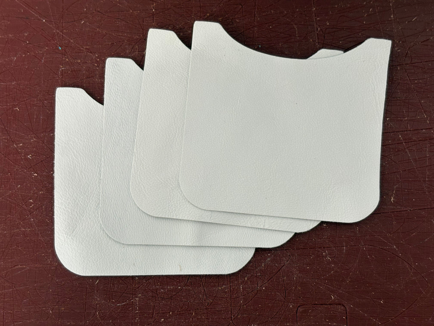 White Money Clip Wallet Pockets-2 sets