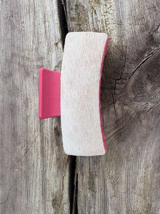 Pink Hair On Hide Hair Clip